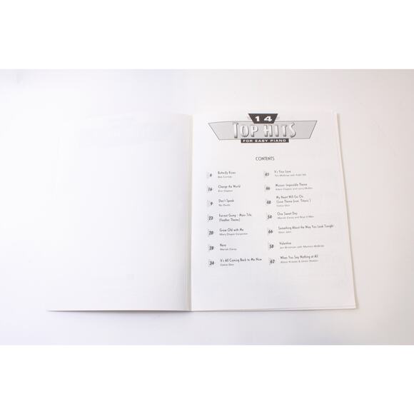 14 Top Hits For Easy Piano, Hal Leonard, Vintage, Sheet Music, ~ 250507-WH 229 - Picture 2 of 3